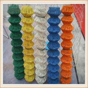 China PVC Wire / High Carbon Wire Automatic Chain Link Fencing Machine ISO9001 Certification factory