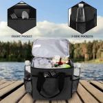 24 Can Insulated Cooler Tote Bag For Outdoor Picnic