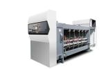 Lead Edge Vacuum Transfer 4 Color Printer Slotter Die Cutter Vibrator Stacker