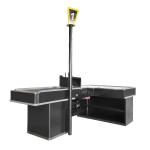 High Durability Cold Rolled Steel Checkout Counter With Customizable Length