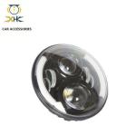 7-inch Round High/Low Beam LED Driving Light, Halo Ring Angel Eyes for Jeep
