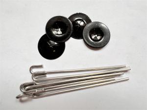 China 30 Mm Self Locking Metal Aluminum Solar Panel Birds Control Pigeon Proofing Washers factory