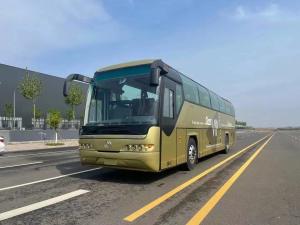China Used Commercial Bus 39 Seats Weichai Engine 336hp Golden Color Middle Passenger Door 12 Meters Beifang Bus BFC6120 factory