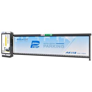 China Advertising Car Parking Boom Barrier Gate With Vehicle Identification System on sale