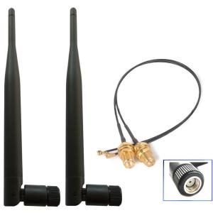 China 433mhz SMA Dual Band Antenna Wifi 2.4Ghz 5.8Ghz 50 Ohm Impedance 9dbi Whip Type factory