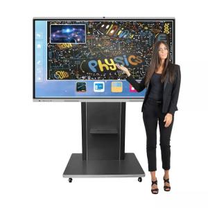 China Smart Panel 4K Interactive Whiteboard For Teaching 100 Inch factory