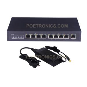 China POE-S1081F 8 Port IEEE802.3af 10/100Mbps 15.4W POE Switch (96W External Power) factory