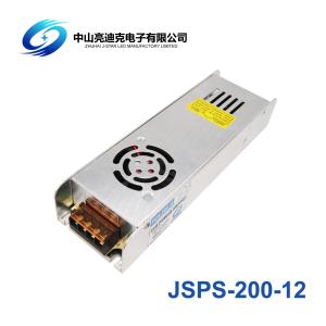 China ROHS Metal Case 12V 16.6A LED Switching Power Supply IP20 200W factory