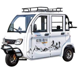 China 40km/H Closed 300w Solar Powered Electric Vehicle factory