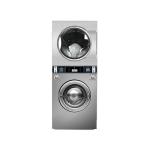 Hot Water Cleaning 15kg Coin Operated Washer Dryer Combo With Fully Automatic