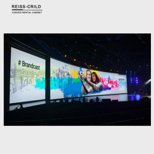 China Lightweight Indoor Curved LED Display Screen Rental Low Power Consumption factory