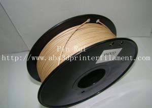 China Brown Materia 0.8kg / Roll 3D Printer Wood Filament 1.75mm 3mm factory