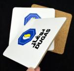 Hot selling promotional cork coaster Customized size and printed logo