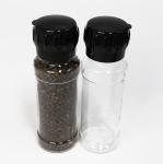 FDA Transparent Ceramic Glass 90ML Plastic Salt Grinder
