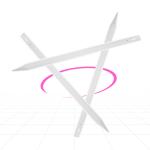 Battery Powered White Stylus Pen For Writing And Drawing