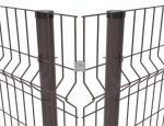 Powder Coated Wire Mesh Fence , Welded Mesh Fencing For Safe Protection