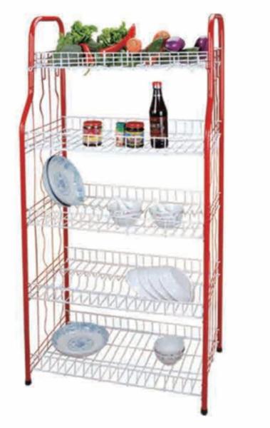 4 Tier Standing Type Kitchen Dinner Plate Dish Rack Dish Drying Rack Plate Rack