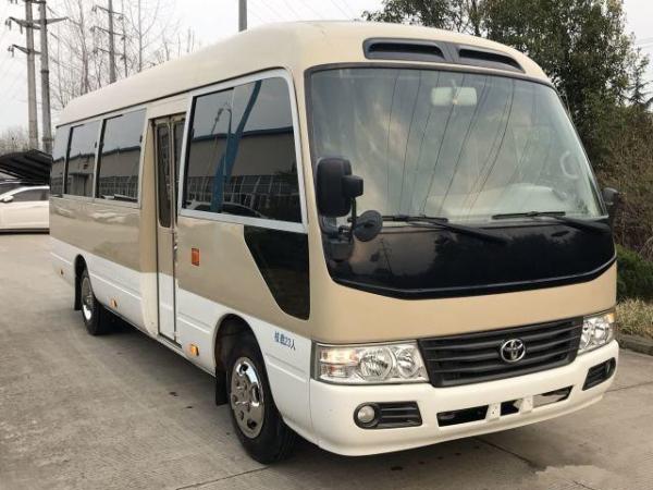 23 Seats 2013 Year Used Toyota Coaster Bus Used Mini With 3TR Engine Gasoline
