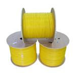 0.9 Indoor Tight Buffer Fiber Optic Cable Kevlar Yarn LSZH Jacket GJFJV G657A2 8
