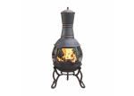 Outdoor Antique Cast Iron Garden Chimney European / American Wood Burning