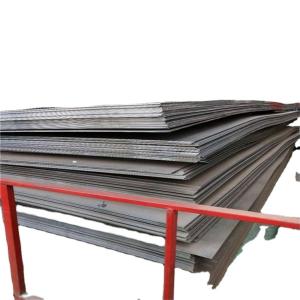 China 1200mm Black Galvanized Carbon Steel Plate Q235 Metal Hot Rolled MS Sheet factory