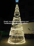 led spiral christmas tree