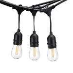 Festival Plastic Edison Bulb String Lights Fairy Edison Bulb Patio Lights
