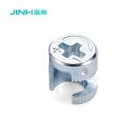 Zinc Plated 10mm Cam Lock Easy To Install Furniture Cam Fitting For Desk
