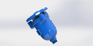 China Threaded FBE Coated Air Release Valve RAL5010 For Building Service factory