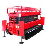 Outdoor Rough Terrain Crawler Scissor Lift with 320kg Capacity and Extended