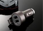 PC + Aluminium 2 USB 3.4A Quick Charge Car Charger For IPhone And Samsung