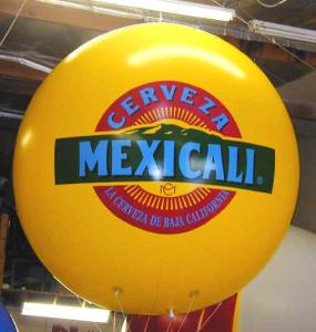 China Advertising inflatable round helium balloon with printing factory