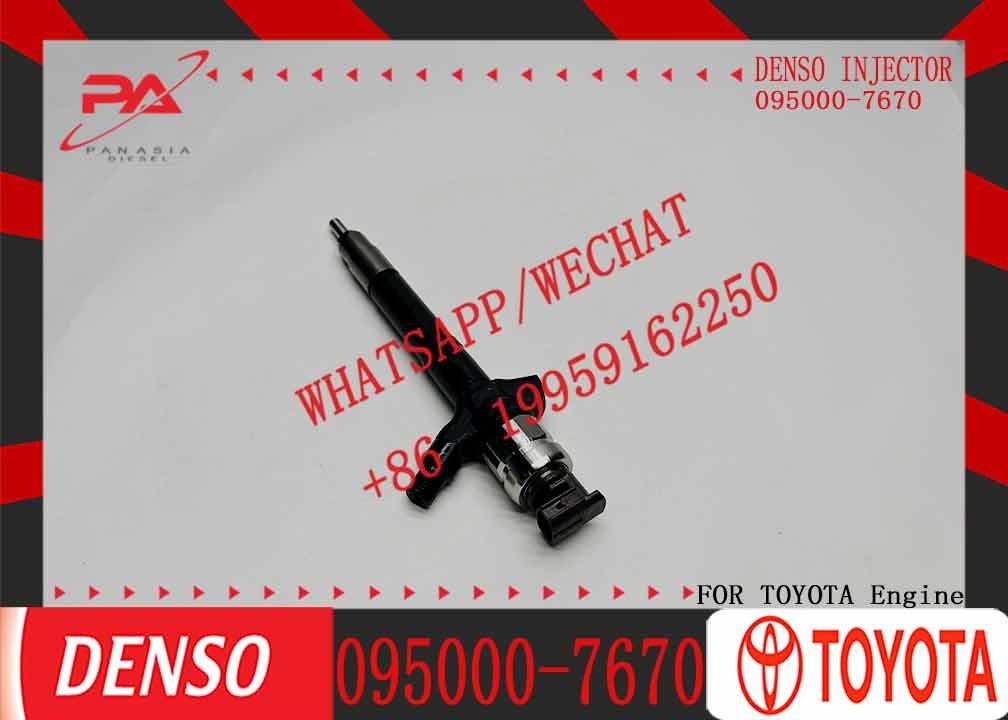diesel fuel engine injector 095000-7670 common rail fuel injection nozzle 23670-09280 for toyota