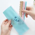 Leather PVC Promotional Bag Customized Color For Pencil Stationery