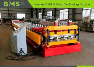 China 0.8-1.5mm Rolling Thinckness Floor Dcek Forming Machine For YX76-320-960 factory