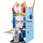 750W 500times/h Cup Filling Sealing Machine , 115mm Bubble Tea Cup Sealing