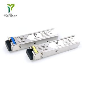 China Fiber To Rj45 Sfp Media Converter BD Fiber Optic Transceiver Module factory