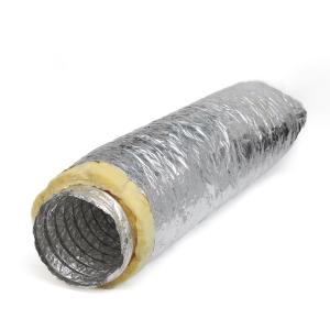 China Insulated Flexible Duct High And Low Temperature Resistant For HVAC System factory