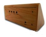 Fashion Design Triangle Shape Wooden Digital Alarm Clock
