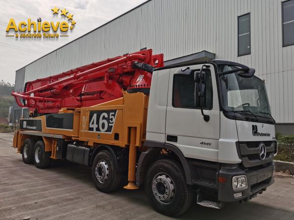 Used M46-5 Concrete Pumps Truck Mounted Light weight PUTZMEISTER M56-5RZ 2014