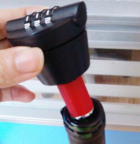 3 Dial Combination Wine Liquid Bottle Lock