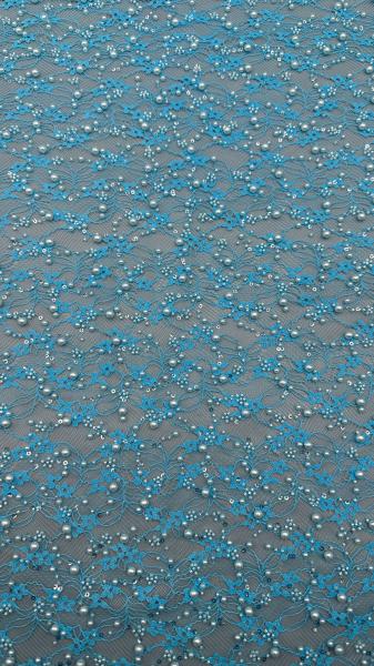 Luxary Beaded Embroidery Lace Fabric Durable and Elegant Lace Embroidery Fabric