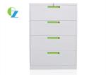 Cold Rolled Steel D452MM Metal Lateral File Cabinets 4 Drawer Office Modern
