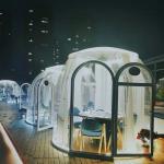 PC Dome Clear Globe Tent Good Toughness For Leisure Facilities