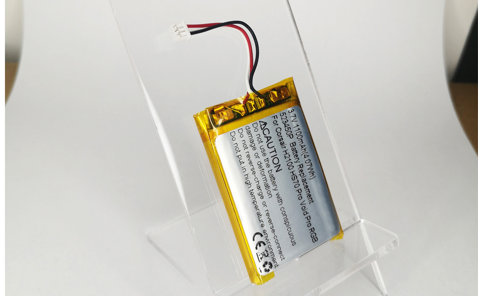 3.7V 1100mah Corsair Void Pro / Corsair Void Battery Replacement 523450P