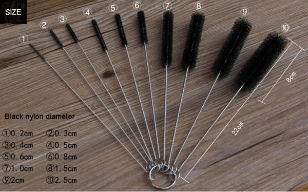 Shenzhen Soft bristle design long cleaning nylon tube brush， eco friendly