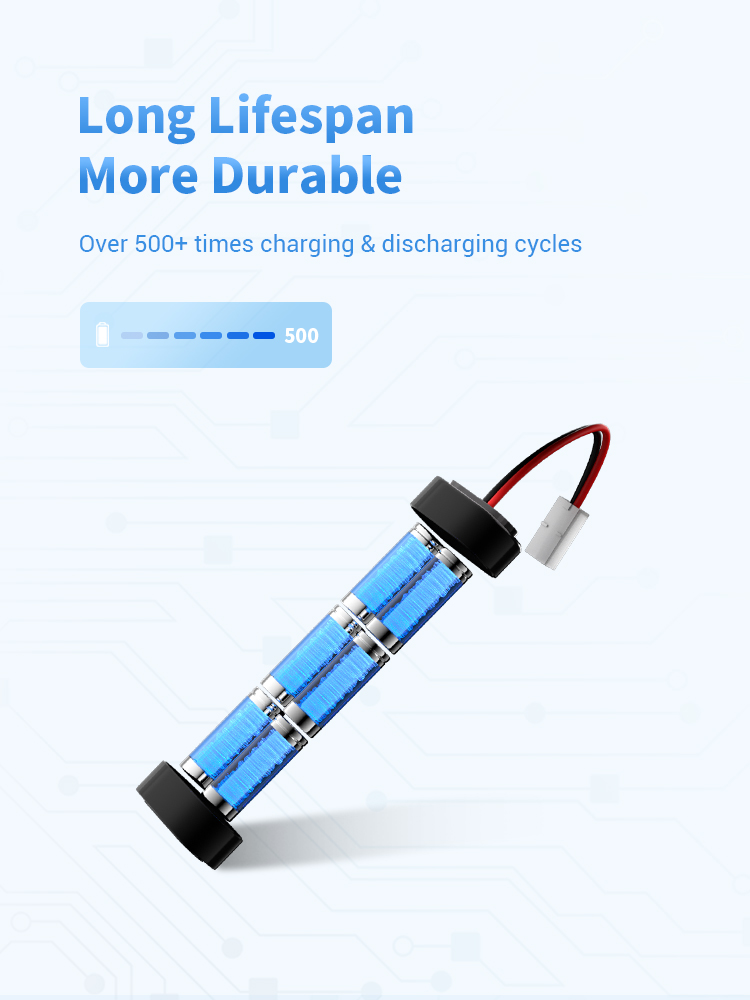 7.2V 5000mAh Nickel Hydride Rechargeable Batteries BAKTH RC5000 Ni Mh Battery For RC Cars