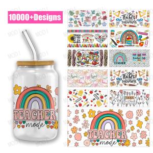 China UV DTF Cup Wrap Transfers 16oz Alta Calidad Custom Pretty Princess UV DTF Transfers For Cups Wraps Wholesale factory