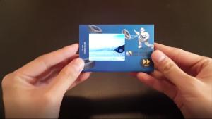 China Folded Video Screen Brochure Video Greeting Card For Promotion Advertising factory