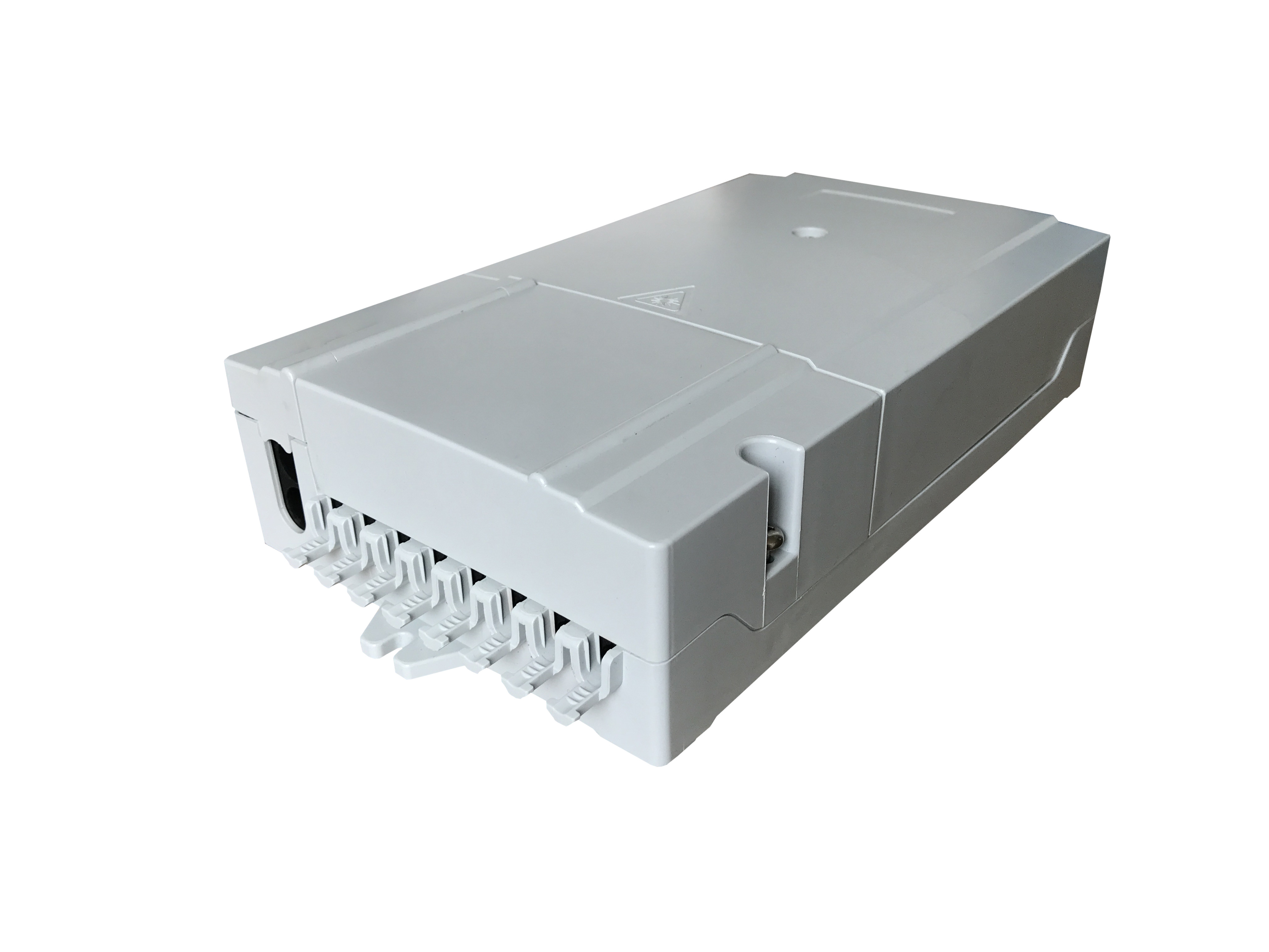 GFS-8ZT-1,fiber distribution box,splitter box,Max Capacity 8 cores,,size 235*126*52mm, Material: PC+ABS,IP 65